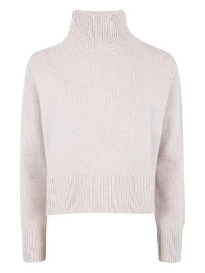 Kujten Turtleneck Cashmere Sweater In Neutral