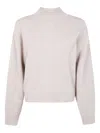 Kujten Turtleneck Cashmere Sweater In Neutral
