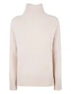 Kujten Turtleneck Cashmere Sweater In White