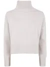 Kujten Turtleneck Cashmere Sweater In Neutral