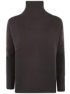 Kujten Turtleneck Cashmere Sweater In Brown