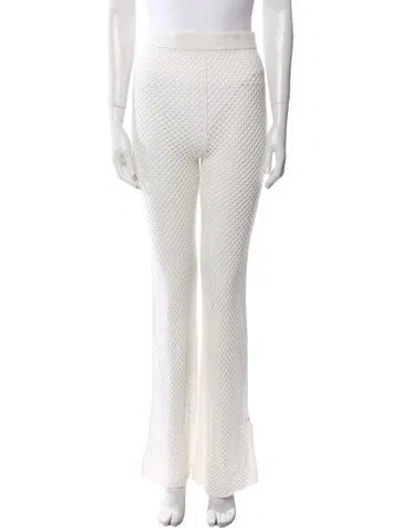 Pre-owned Kujten Wide Leg Pants In White