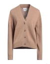 Kujten Woman Cardigan Camel Size 3 Cashmere In Gold