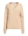 Kujten Woman Sweater Beige Size 3 Cashmere