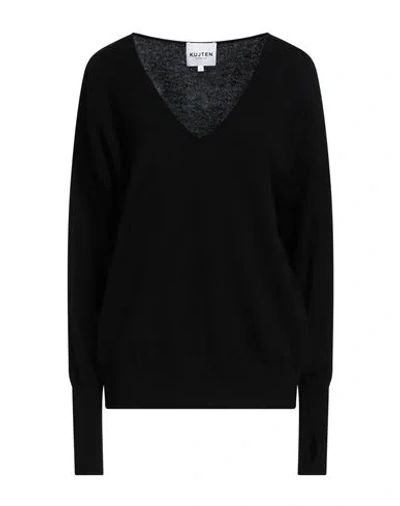 Kujten Woman Sweater Black Size 2 Cashmere