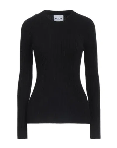 Kujten Woman Sweater Black Size 3 Cashmere