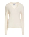 Kujten Woman Sweater Ivory Size 2 Cashmere