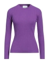 Kujten Woman Sweater Purple Size 1 Cashmere