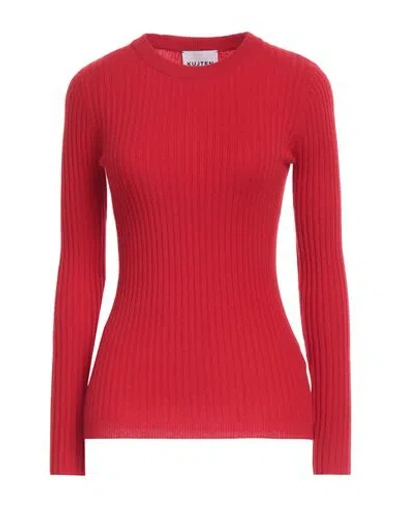 Kujten Woman Sweater Red Size 1 Cashmere