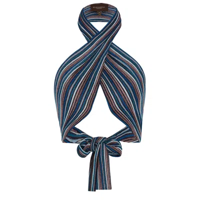 Kukhareva London Women's Cassidy Top - Blue Stripe