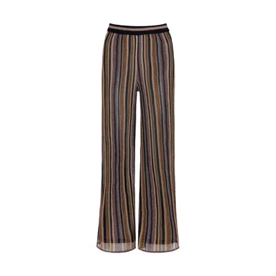 Kukhareva London Women's Brown Coya Pants - Mulberry In Purple