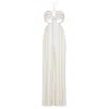 Kukhareva London Women's Gold / White Leonnie Jumpsuit Lurex White Gold In Gold/white