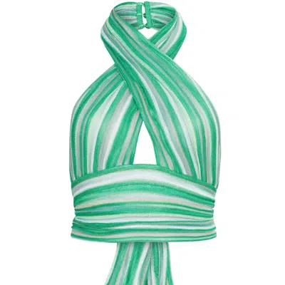 Kukhareva London Women's Isla Halter Top - Green