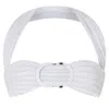 Kukhareva London Women's Liv Striped Buckle Multi Tie Crop Top - White