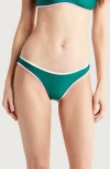 Kulani Kinis High Cut Thong Bikini Bottoms In Siren Song