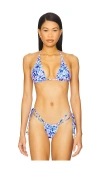 Kulani Kinis Bind Tie Halter Bikini Top