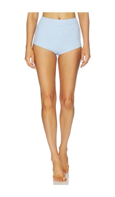 Kulani Kinis Cheeky Retro Swim Short In Animal Print