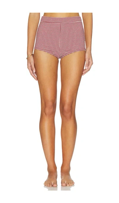 Kulani Kinis Cheeky Retro Swim Short In Coco Kisses