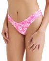 Kulani Kinis Cheeky V Bikini Bottom In Island Blush In Pink