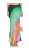 Kulani Kinis Chiffon Tie Side Maxi Skirt