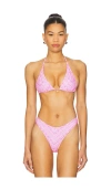 Kulani Kinis Classic Tie Halter Bikini Top