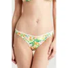 Kulani Kinis Crochet Trim Bikini Bottoms In Golden Hour