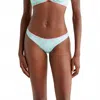 Kulani Kinis Decorative Minimal Cheeky Bikini Bottom In Mint Macaron In Multi