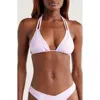 Kulani Kinis Halter Bikini Top In Pink