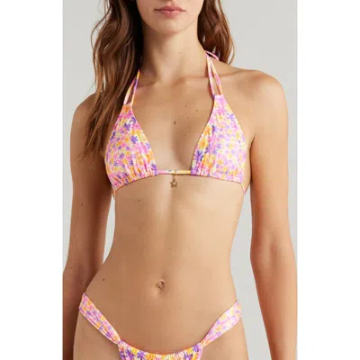 Kulani Kinis Halter Bikini Top In Daisy Dreamer