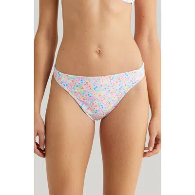 Kulani Kinis High Cut Bikini Bottoms In Moonflower