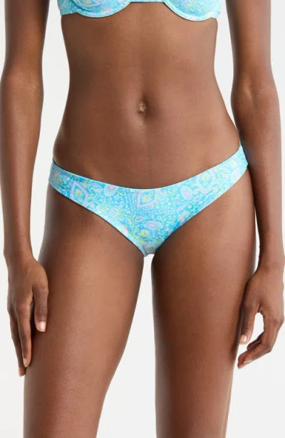 Kulani Kinis Hipster Bikini Bottoms In Blue