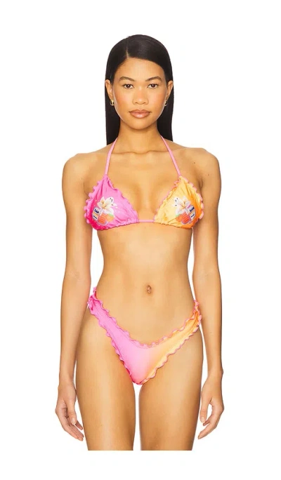 Kulani Kinis Lettuce Edge Bralette Bikini Top