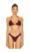 Kulani Kinis Lettuce Edge Bralette Bikini Top
