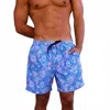 Kulani Kinis Men's Swim Trunks In Lilac Moon In Blue