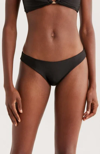 Kulani Kinis Minimalist Bikini Bottoms In Black