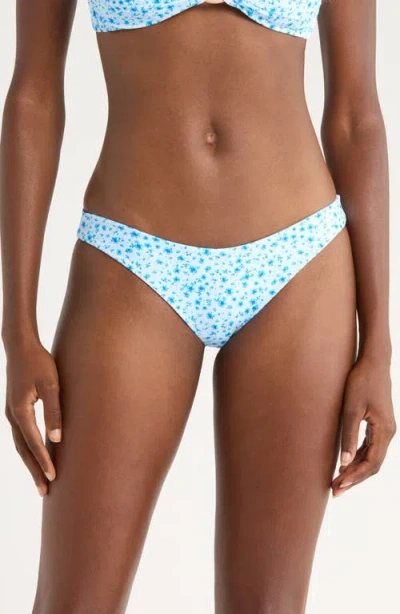 Kulani Kinis Minimalist Bikini Bottoms In Blue