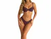 Kulani Kinis Padded Underwire Top In Ruby Kisses In Multi