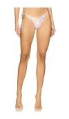 Kulani Kinis Ring Cheeky Tie Bikini Bottom In Sunset Universe