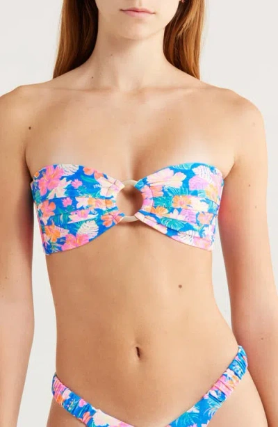 Kulani Kinis Strapless Bandeau Bikini Top In Green