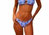 Kulani Kinis Strapless Bandeau Bikini Top In Ocean Colada In Blue