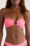 Kulani Kinis Strapless Bandeau Bikini Top In Pink