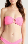 Kulani Kinis Strapless Bandeau Bikini Top In Taffy Pink