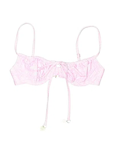 Pre-owned Kulani Kinis Swimsuit Top Pink Swimwear