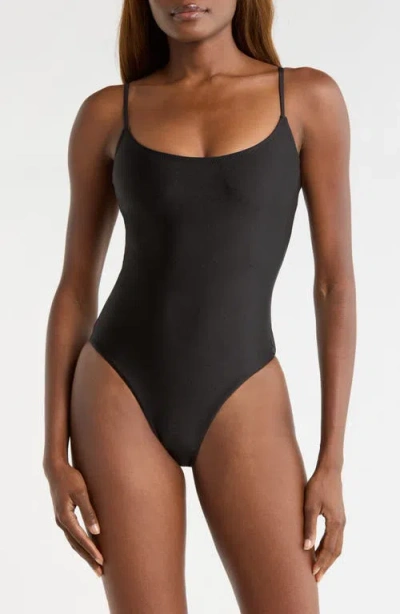 Kulani Kinis Underwire One-piece Swimsuit In Black