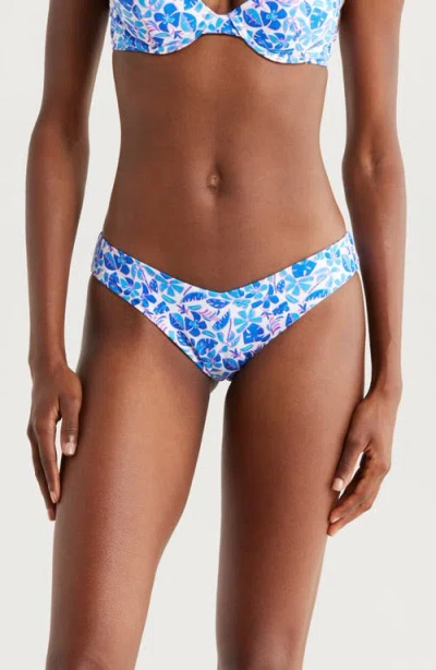Kulani Kinis V-cut Bikini Bottoms In Ocean Colada