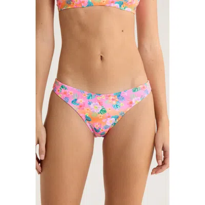Kulani Kinis V-cut Bikini Bottoms In Pink