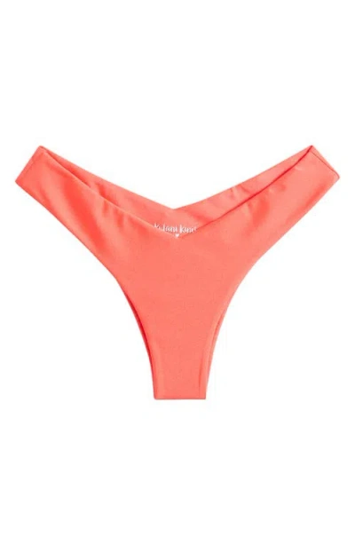 Kulani Kinis V-cut Bikini Bottoms In Orange