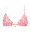 Kulani Kinis Women's Bralette Top In Fragapani Fever In Multi