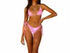 Kulani Kinis Women's Minimal Full Bikini Top In Island Blush In Pink