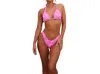 Kulani Kinis Halter Bralette Bikini Top In Multi